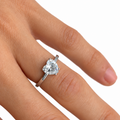 Anello Donna Cuore Bianco Argento 925