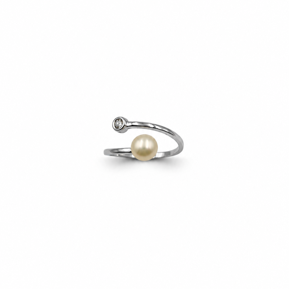 Anello Donna Contrariè Perla Argento 925