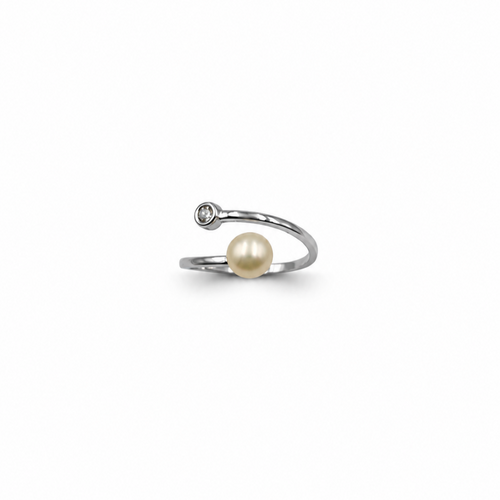 Anello Donna Contrariè Perla Argento 925