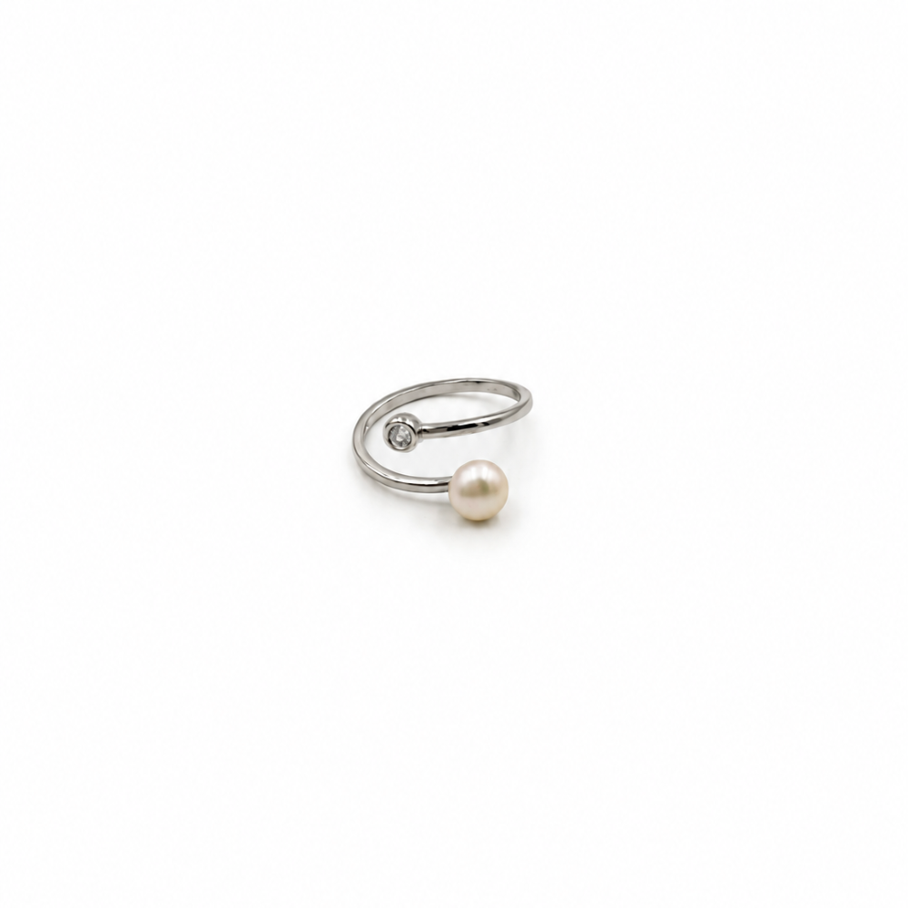 Anello Donna Contrariè Perla Argento 925