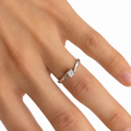 Anello Donna Solitario Argento 925