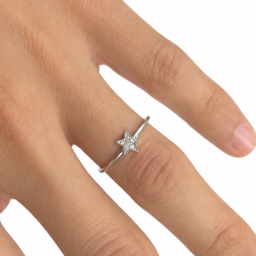 Anello Donna Stella Argento 925