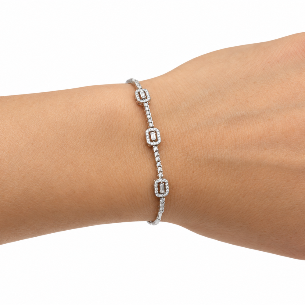 Bracciale Donna Semi rigido Argento 925
