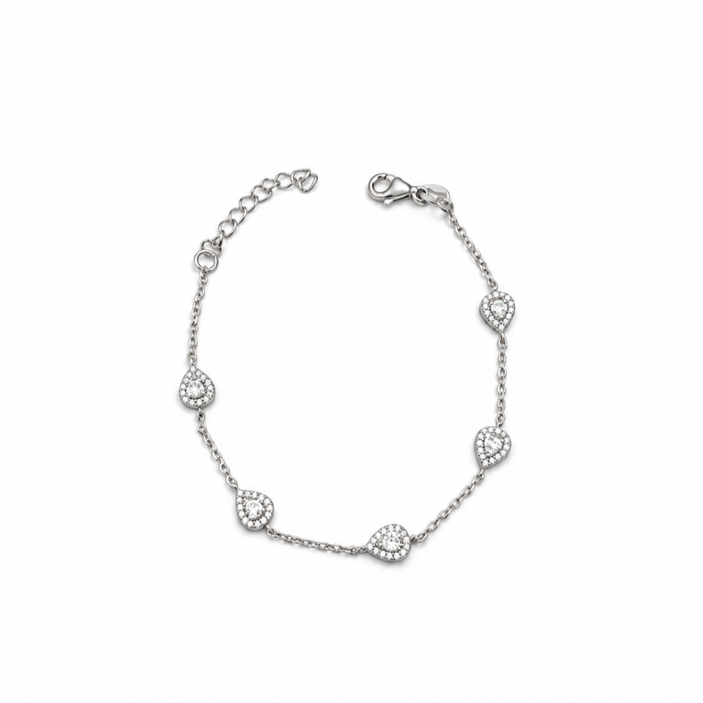 Bracciale Donna Goccia Multipla Argento 925