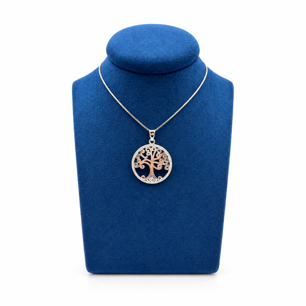 Collana Donna Albero della Vita Argento 925