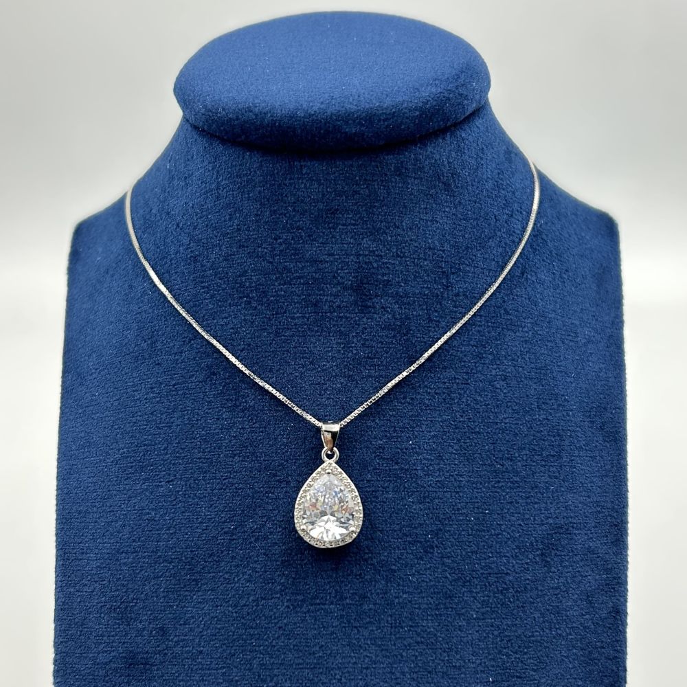 Collana Donna Goccia Argento 925