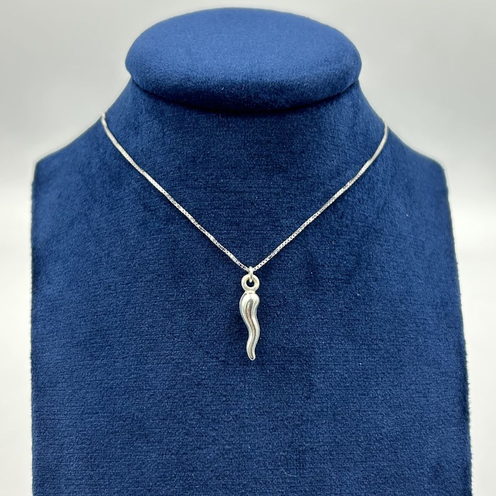 Collana Donna con cornetto Argento 925