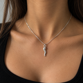 Collana Donna con cornetto Argento 925