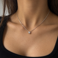 Collana Donna Punto Luce 4mm Argento 925
