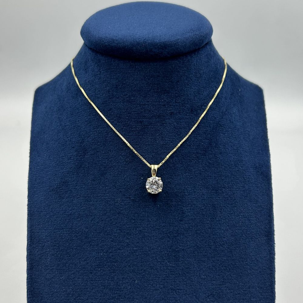 Collana Donna Punto Luce 6mm Argento 925 dorata