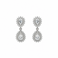 Orecchini Donna Doppia Goccia Argento 925